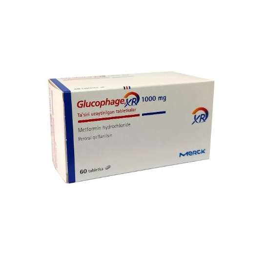Глюкофаж XR таб 1000мг №60