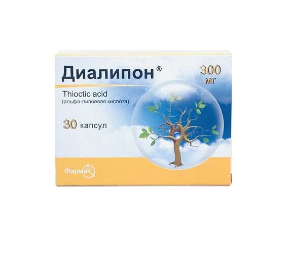 Диалипон капс 300мг №30