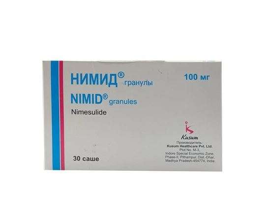 Нимид гранулы саше 2мг №30 (нимесулид)