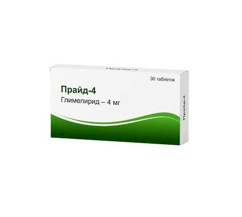 Прайд-4 таб 4мг №30