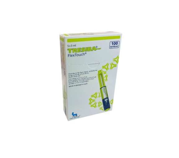 Тресиба ФлексТач р-р.д/п.кож 100ЕД/мл 3мл №5 шприц-ручка