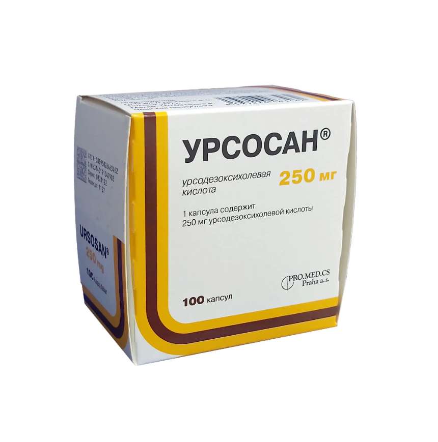 Урсосан капс 250мг №100